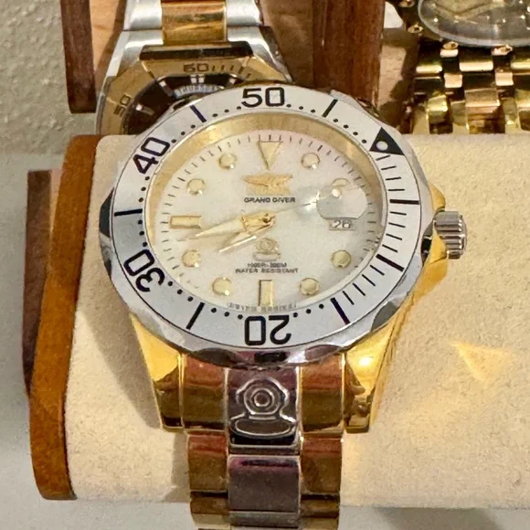 Invicta Pro Grand Diver Automatic Unisex Watch Mother of Pearl Dial 47mm … - Picture 7 of 11